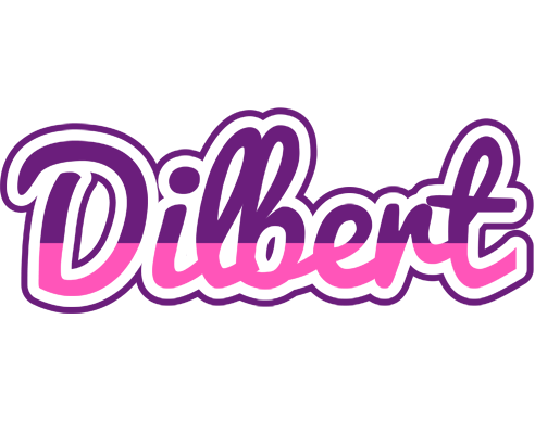 Dilbert cheerful logo