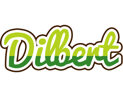 Dilbert golfing logo