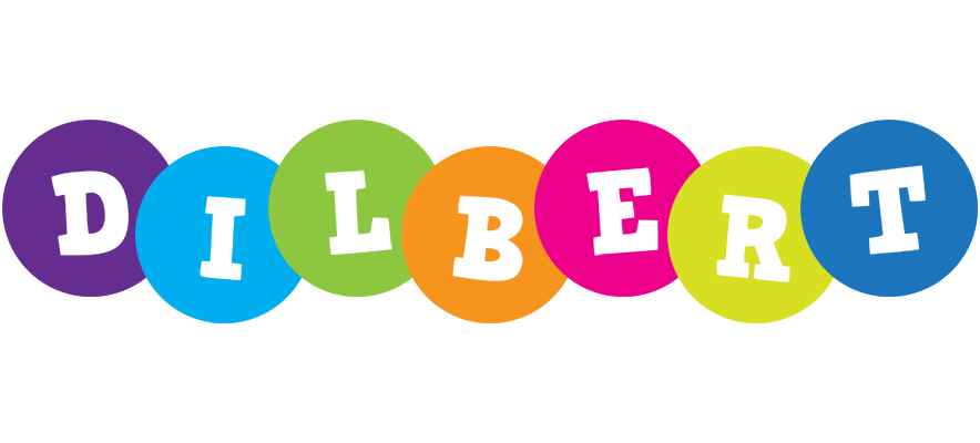 Dilbert happy logo