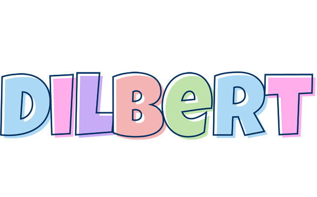 Dilbert pastel logo