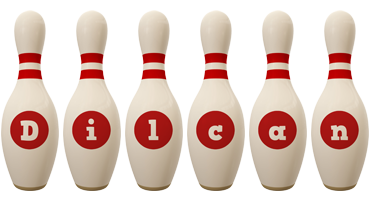 Dilcan bowling-pin logo