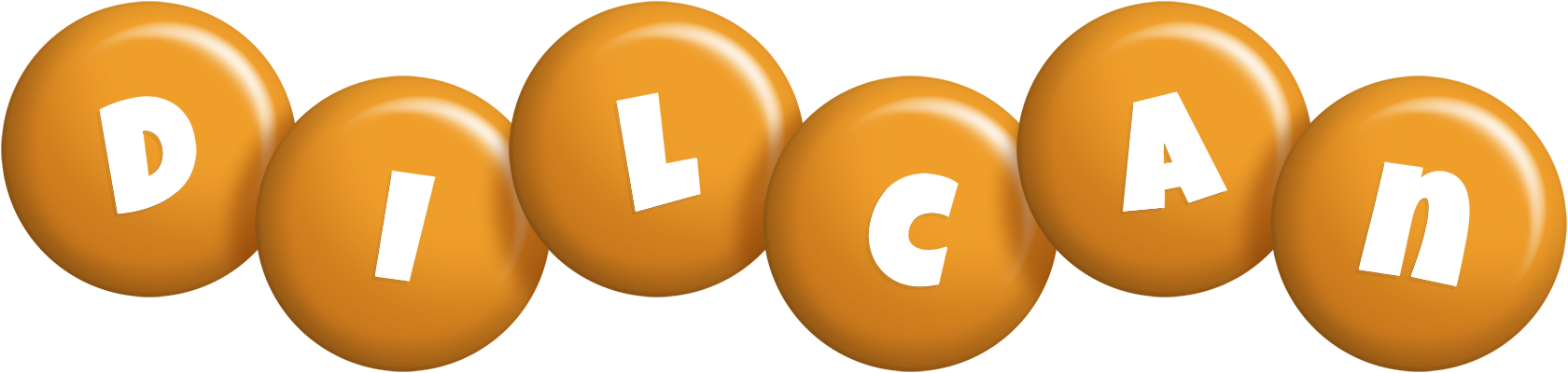 Dilcan candy-orange logo