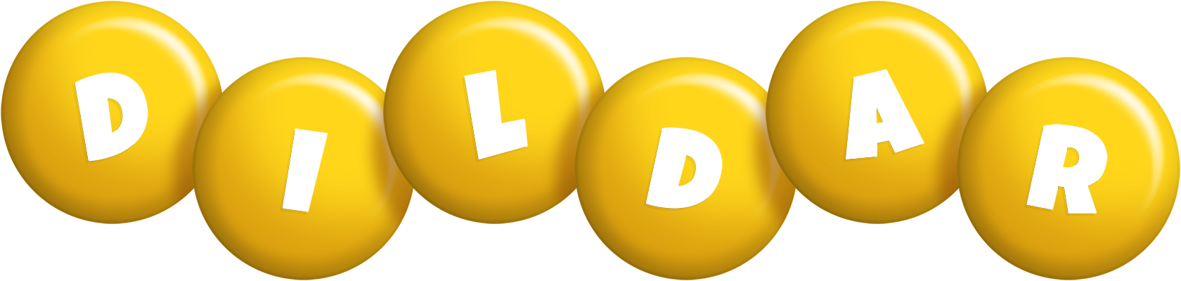 Dildar candy-yellow logo
