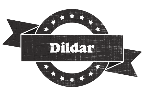 Dildar grunge logo