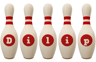 Dilip bowling-pin logo