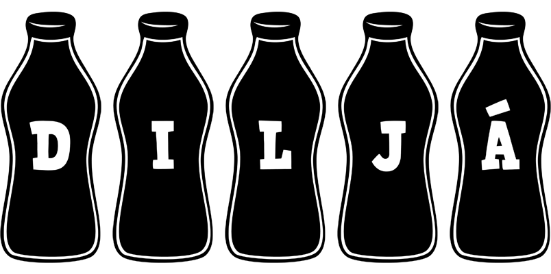 Diljá bottle logo