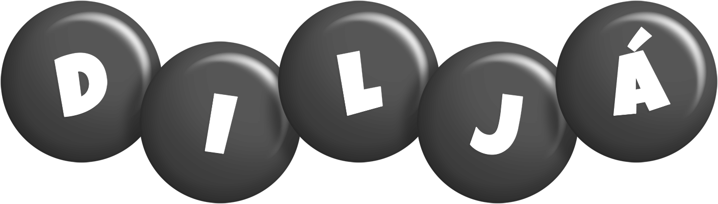 Diljá candy-black logo