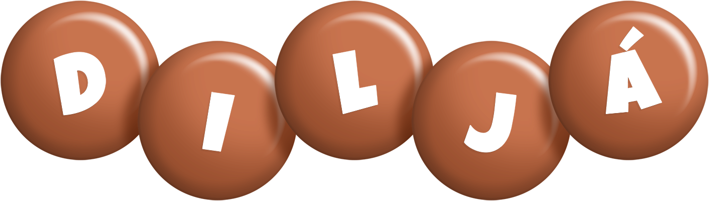 Diljá candy-brown logo