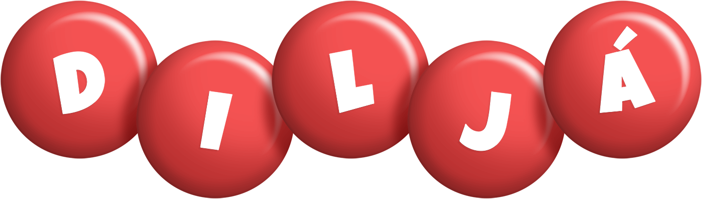 Diljá candy-red logo