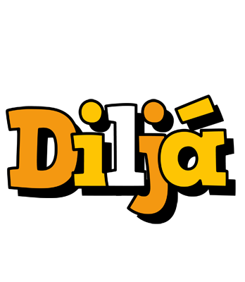 Diljá cartoon logo