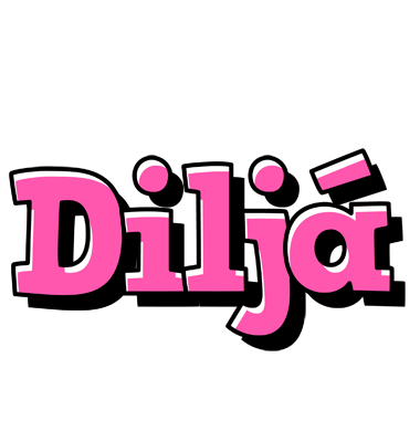 Diljá girlish logo