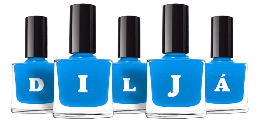 Diljá glossy logo