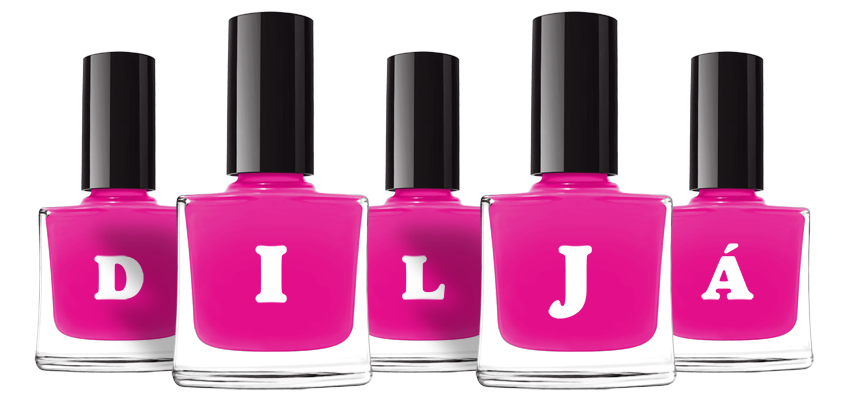 Diljá nails logo