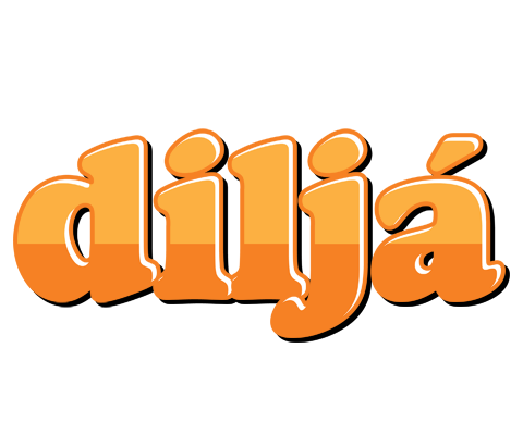 Diljá orange logo