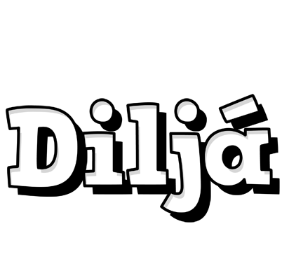 Diljá snowing logo
