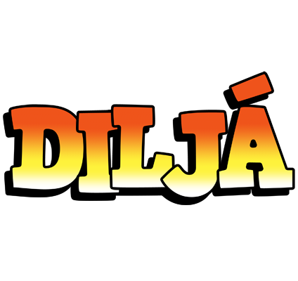Diljá sunset logo