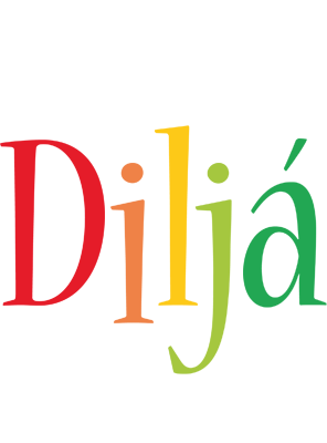 Diljá birthday logo