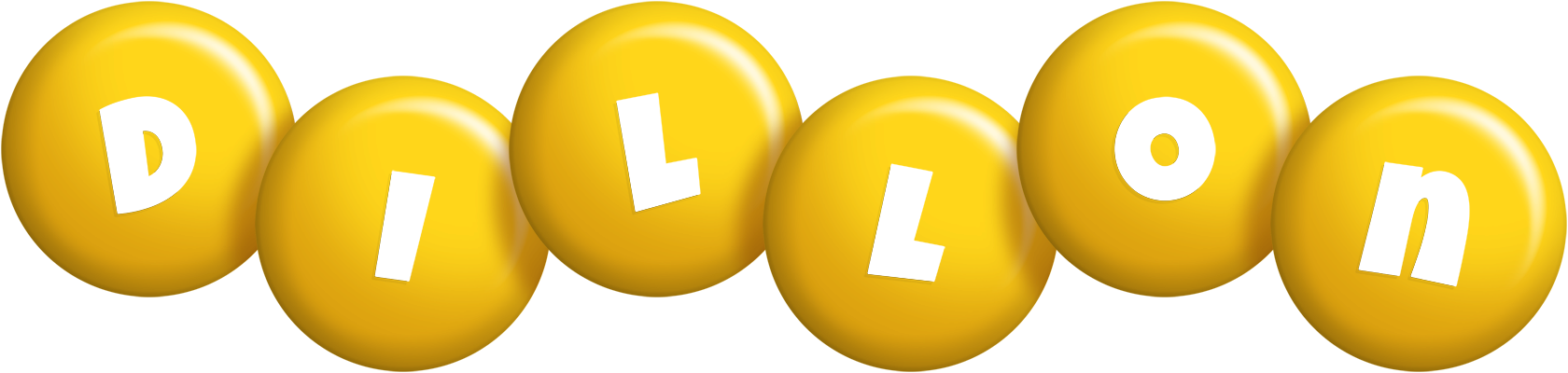 Dillon candy-yellow logo