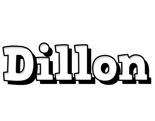 Dillon snowing logo