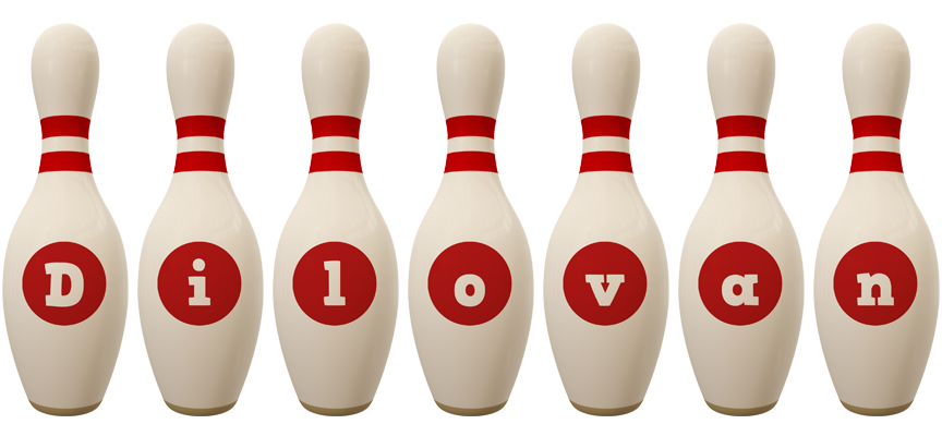 Dilovan bowling-pin logo