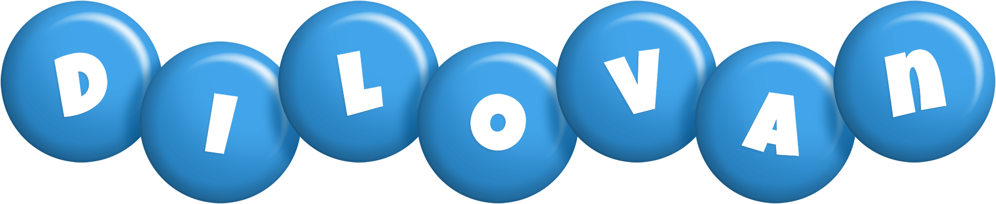 Dilovan candy-blue logo