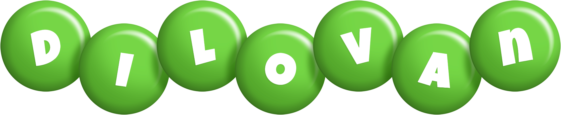Dilovan candy-green logo