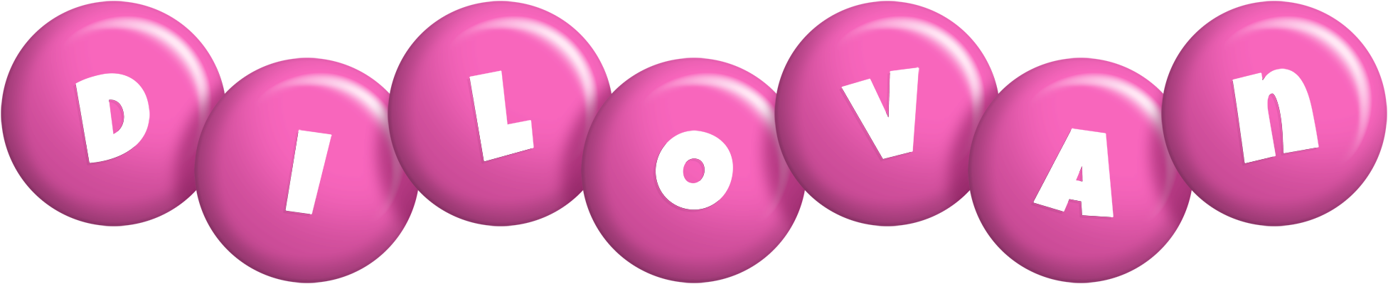Dilovan candy-pink logo