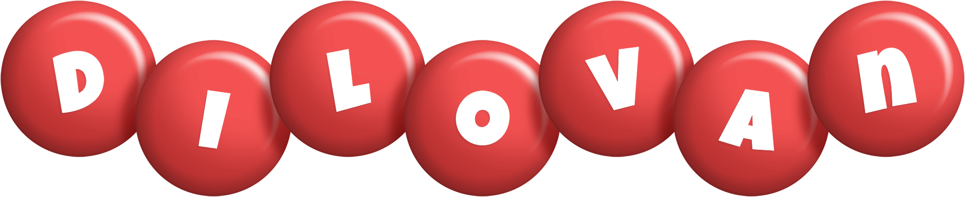 Dilovan candy-red logo