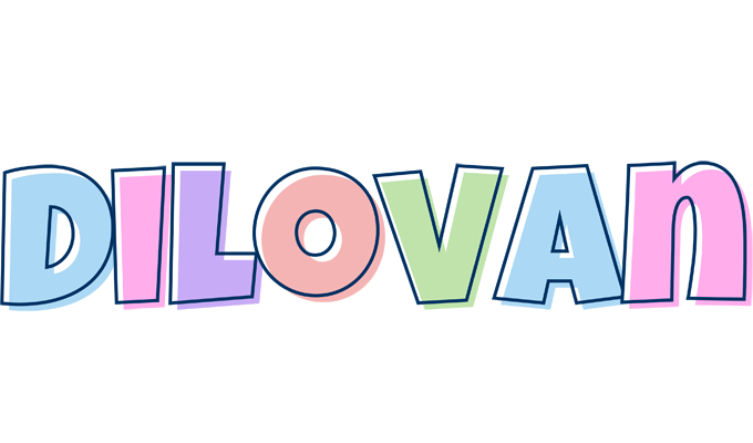 Dilovan pastel logo