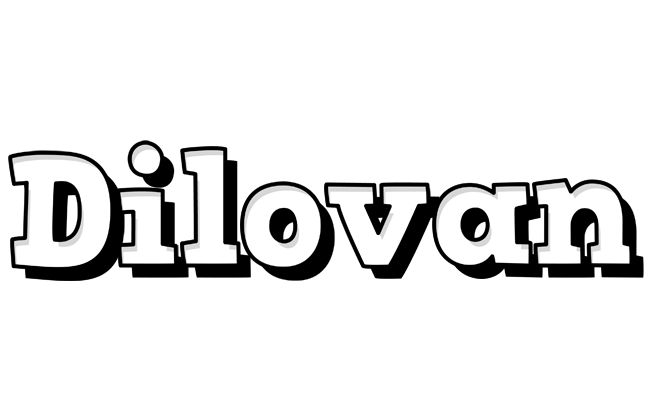 Dilovan snowing logo