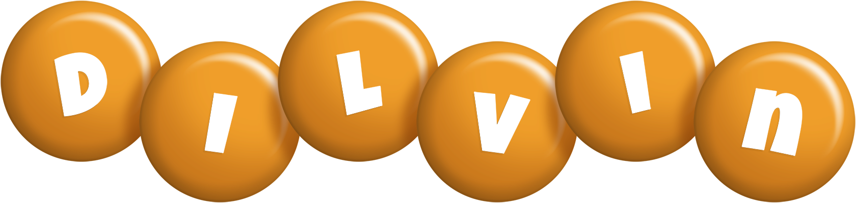 Dilvin candy-orange logo
