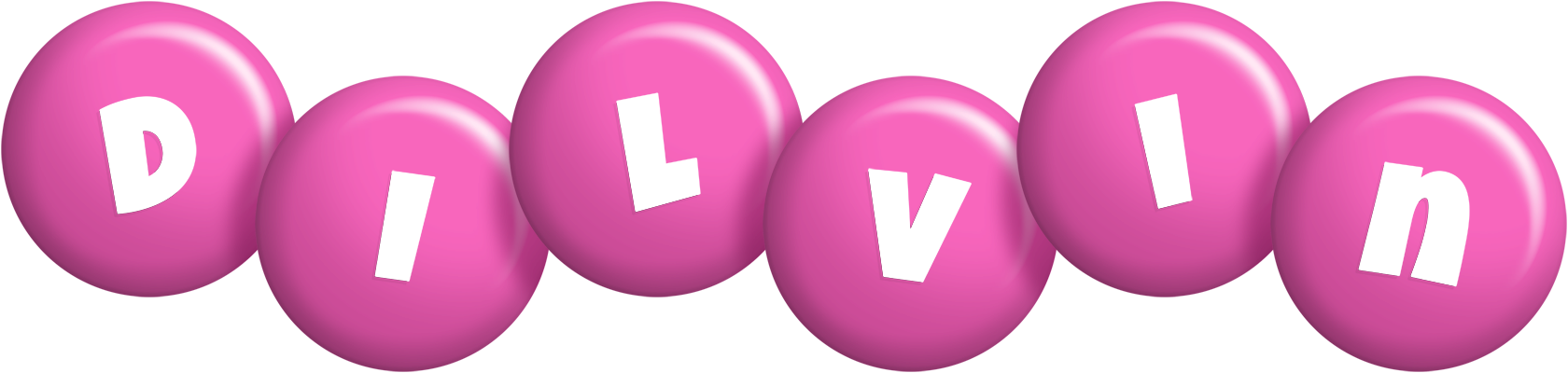 Dilvin candy-pink logo