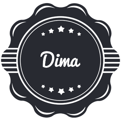 Dima badge logo