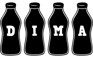 Dima bottle logo