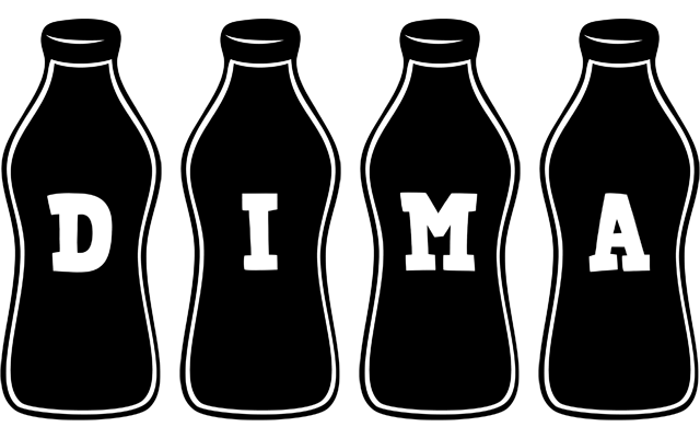 Dima bottle logo