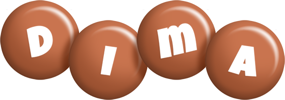 Dima candy-brown logo