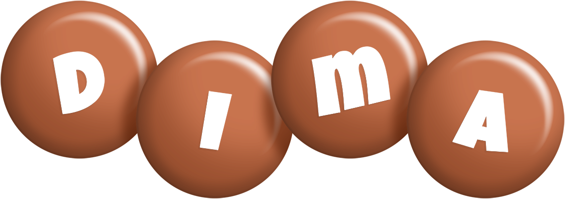 Dima candy-brown logo