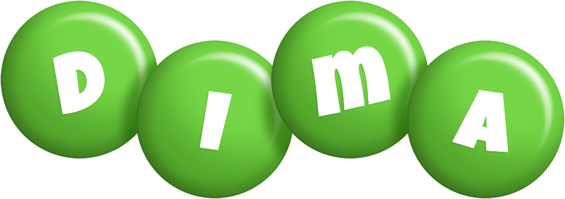 Dima candy-green logo