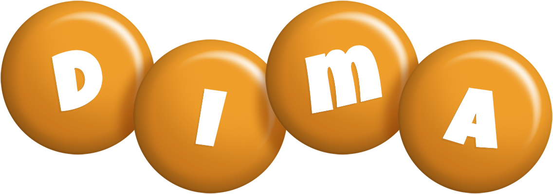 Dima candy-orange logo