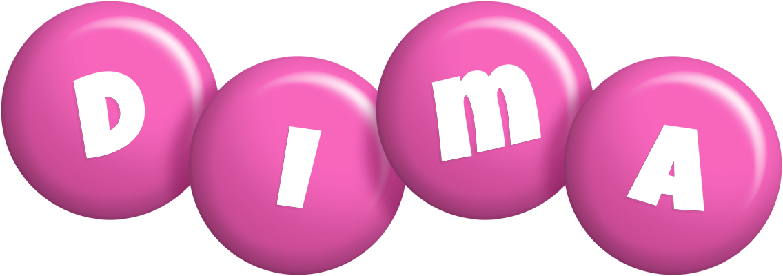 Dima candy-pink logo