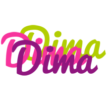 Dima flowers logo