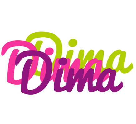 Dima flowers logo