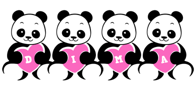 Dima love-panda logo