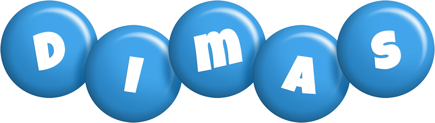 Dimas candy-blue logo