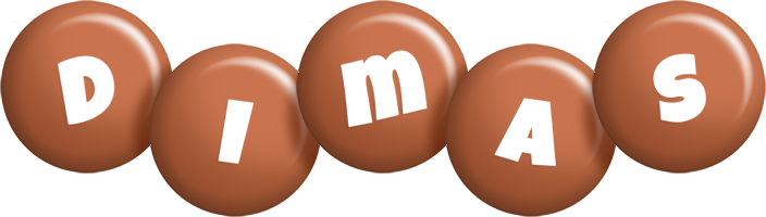 Dimas candy-brown logo