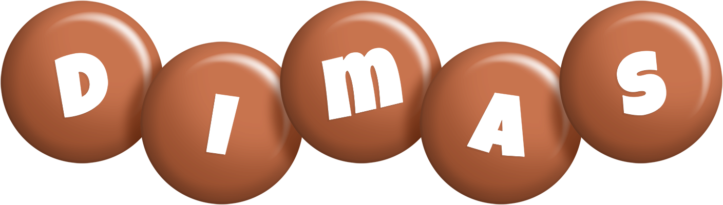 Dimas candy-brown logo