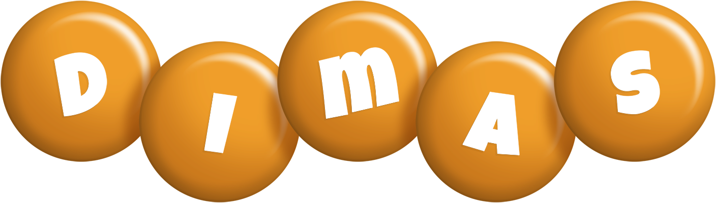Dimas candy-orange logo