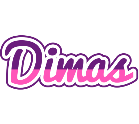Dimas cheerful logo