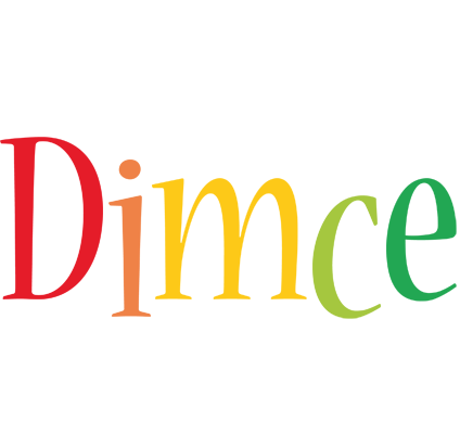 Dimce birthday logo
