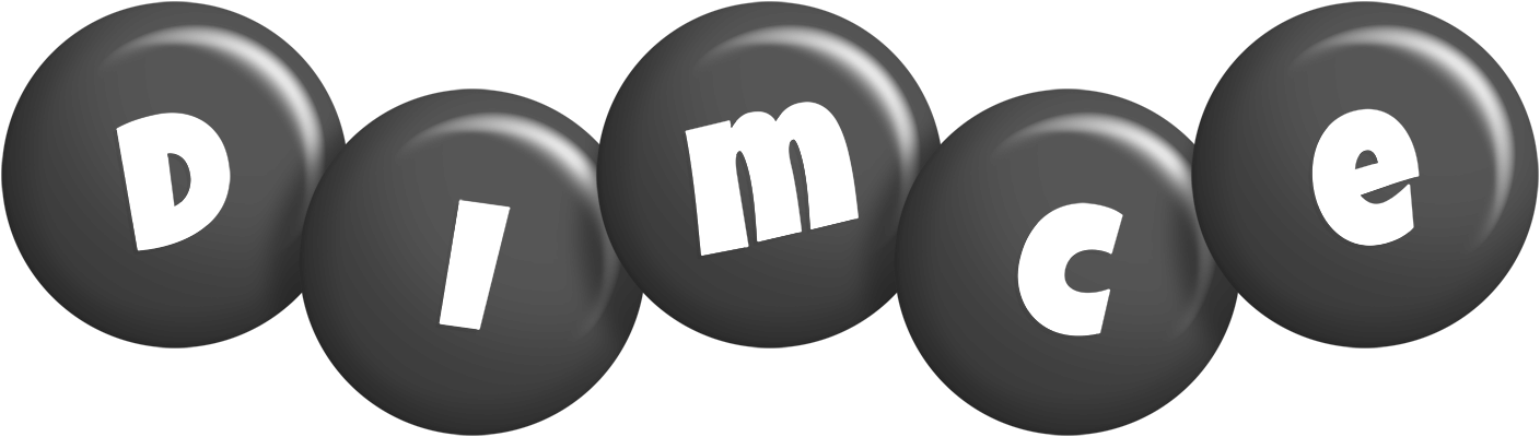 Dimce candy-black logo